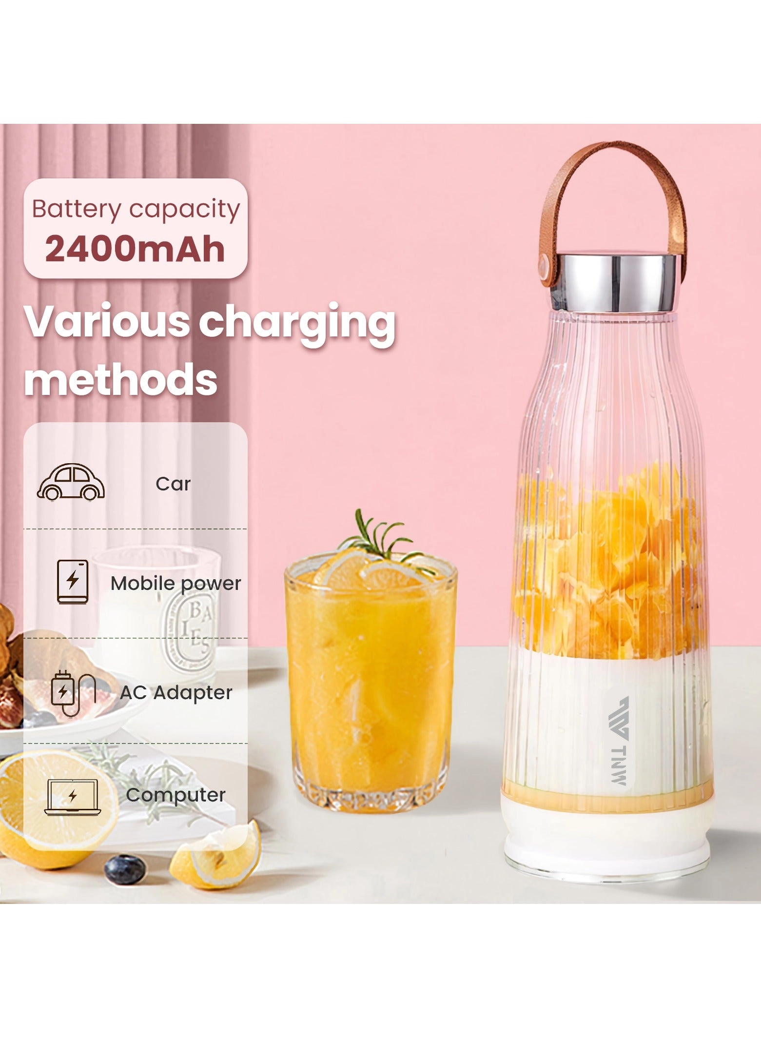 230804L1-Hijau - Portable USB Rechargeable