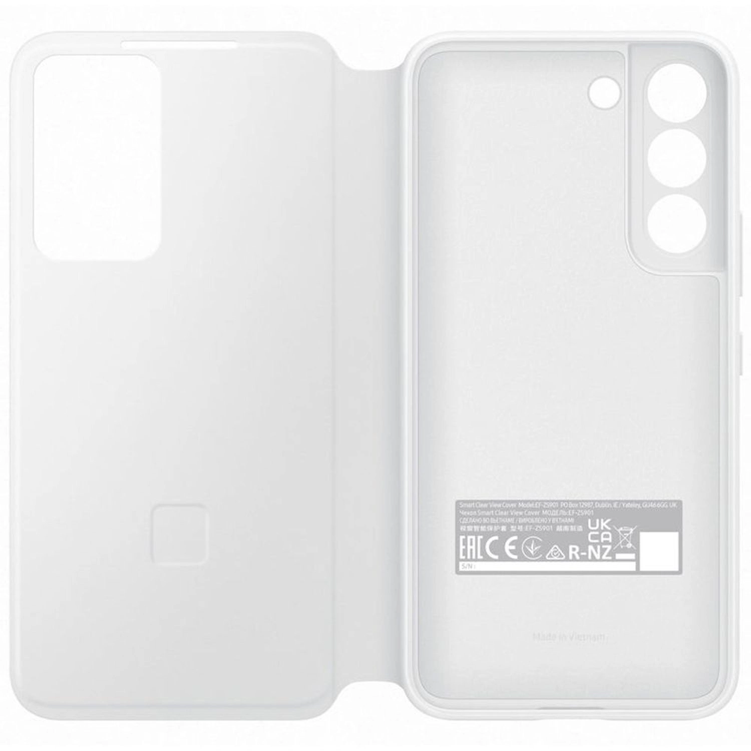 Smart Clear View Cover for Galaxy S22