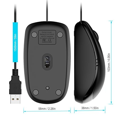 3-Button Optical Mouse - USB