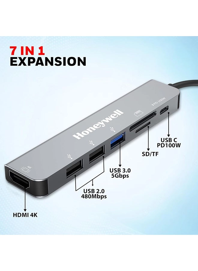 7In1 Typec Docking Station - Type C Laptop PC MacBook Thunderbolt 3