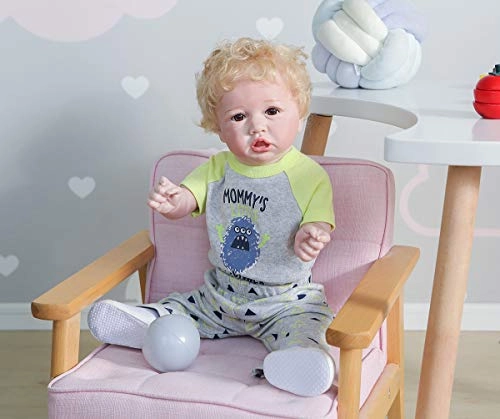 Reborn Baby Doll - 55 cm Silicone Vinyl Boy Ages 36+
