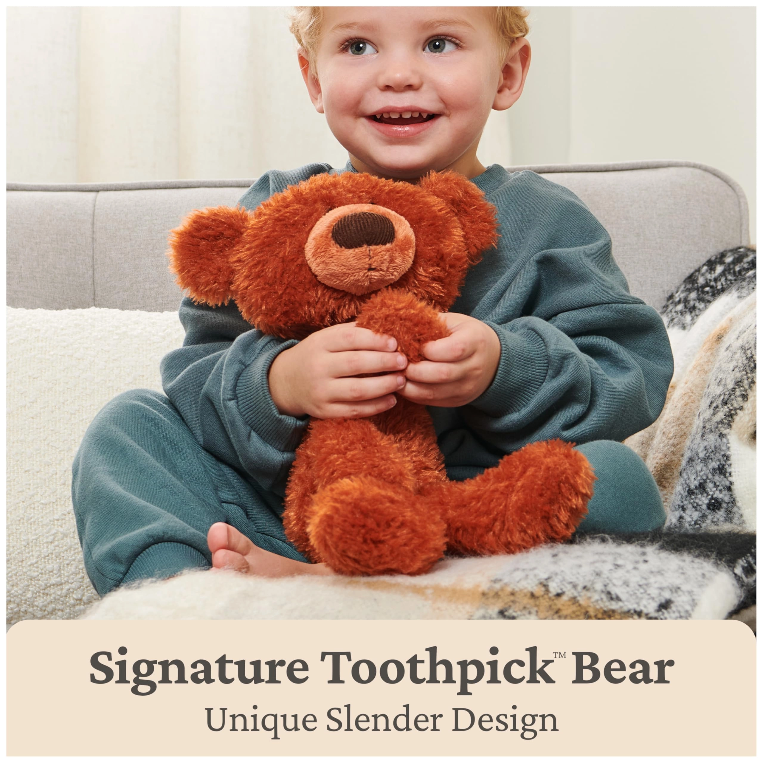 Toothpick Bear - Pumpkin Pie 15"