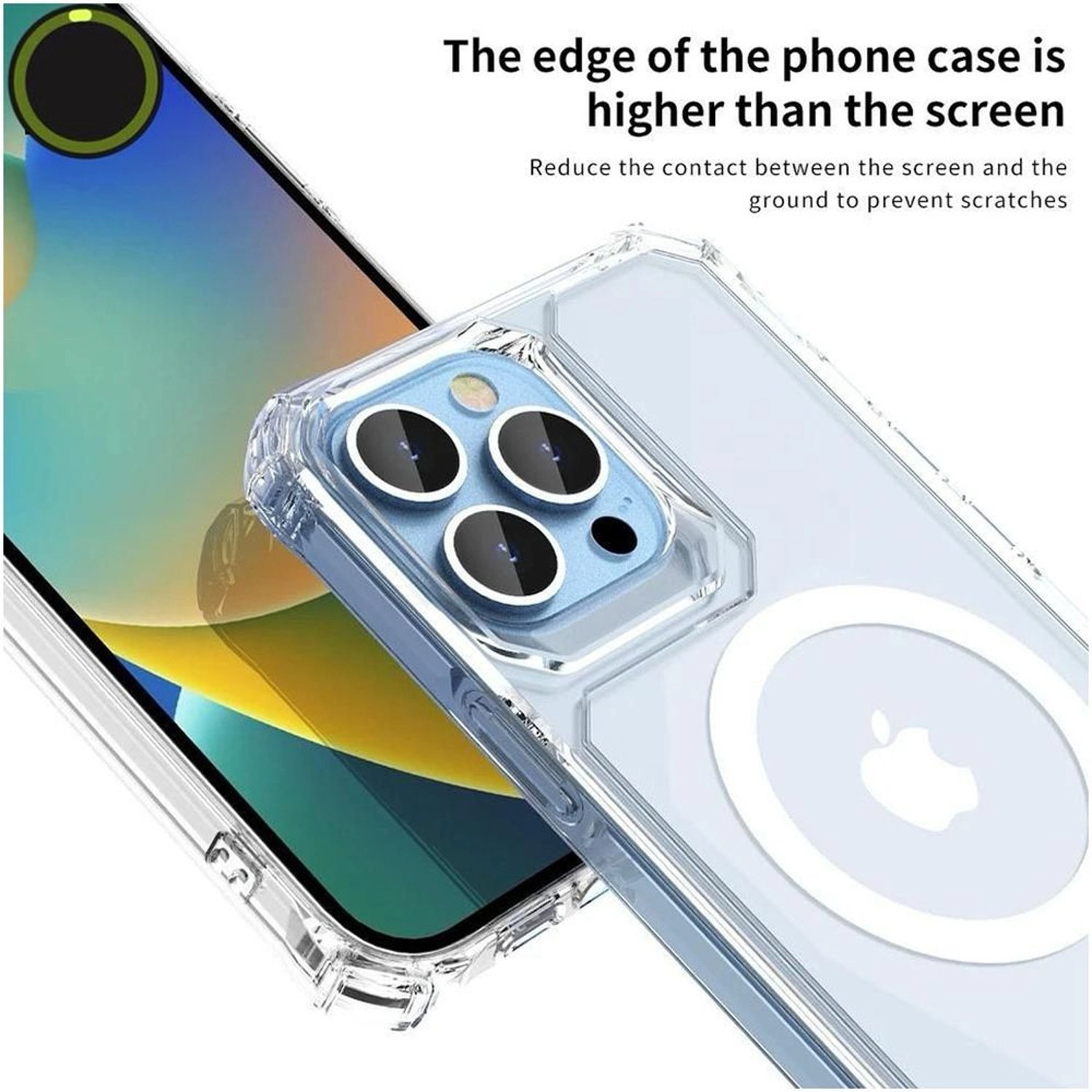 Case With Lens And Screen Protector for iPhone 14 Pro