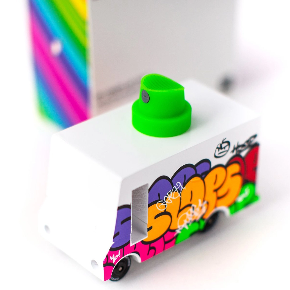 Graffiti Van - Solid Beech Wood Made in USA