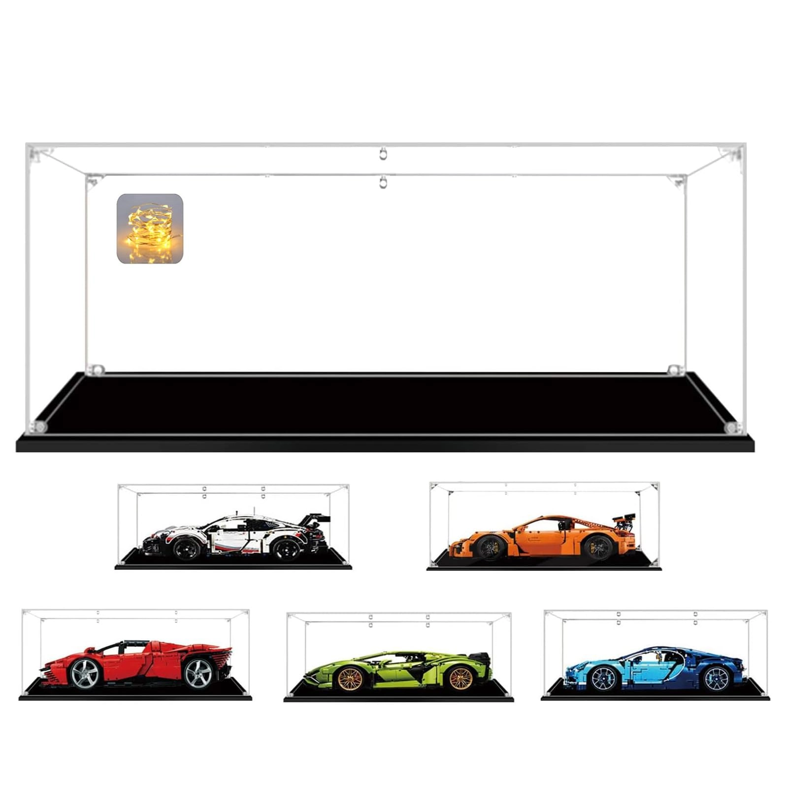 AAABOX Display Case - 62 x 30 x 20 cm 3 mm Acrylic Transparent