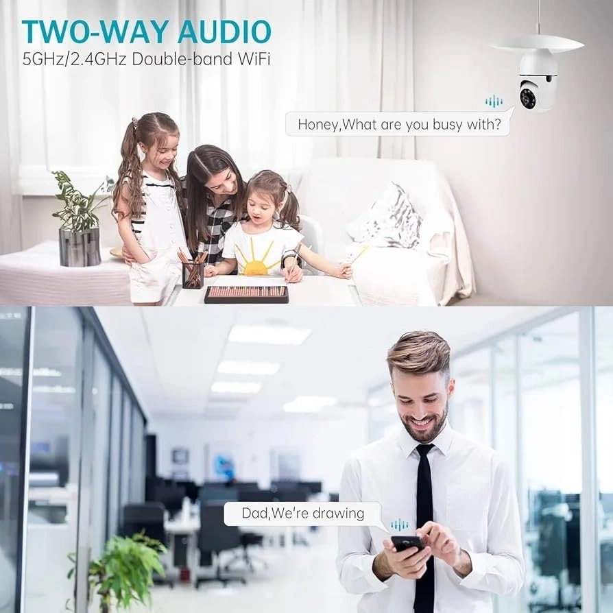 Bulb Shape 360 Camera 1080p