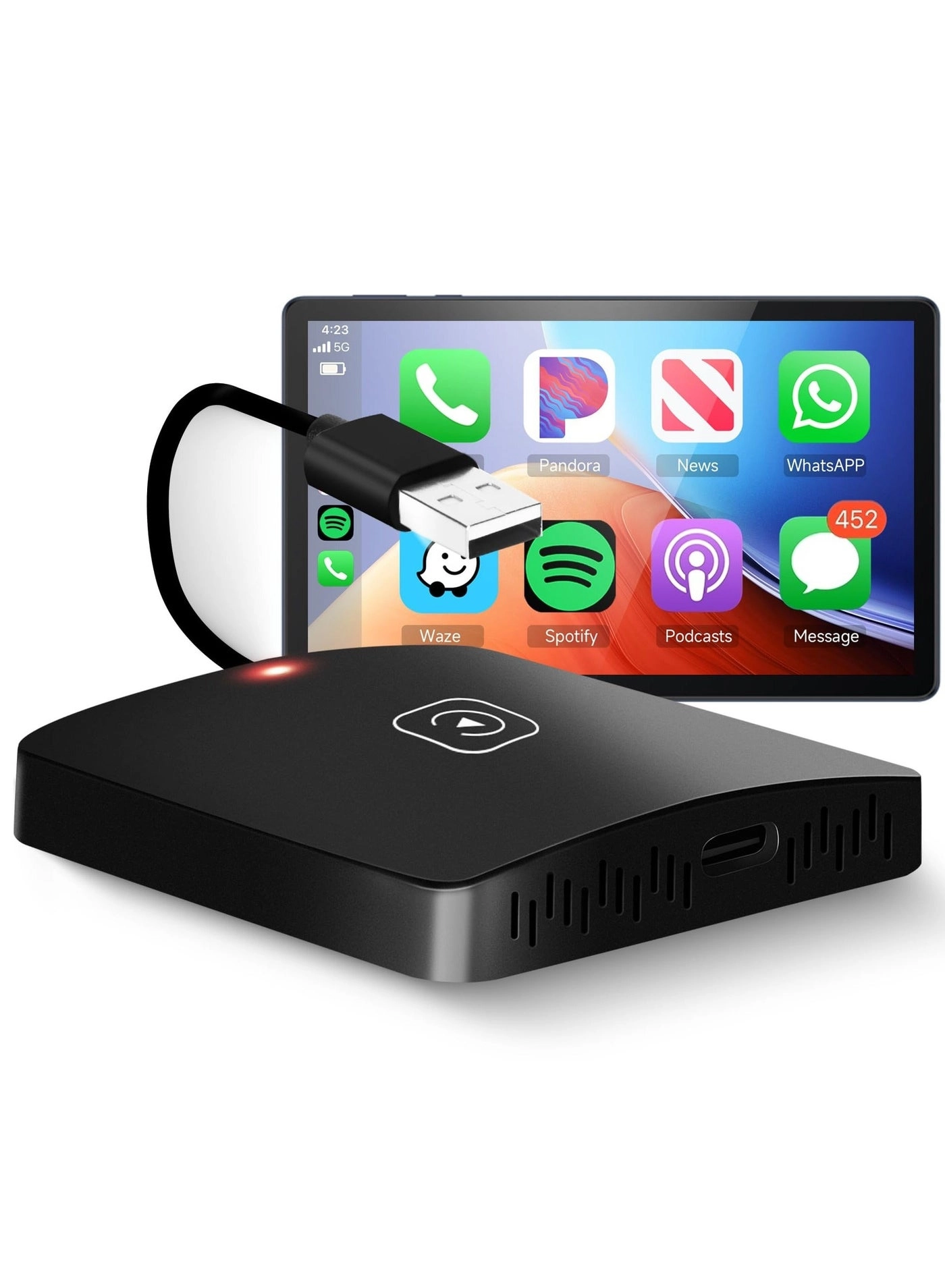 Zikra Wireless CarPlay Adapter - USB Type-C for iPhone