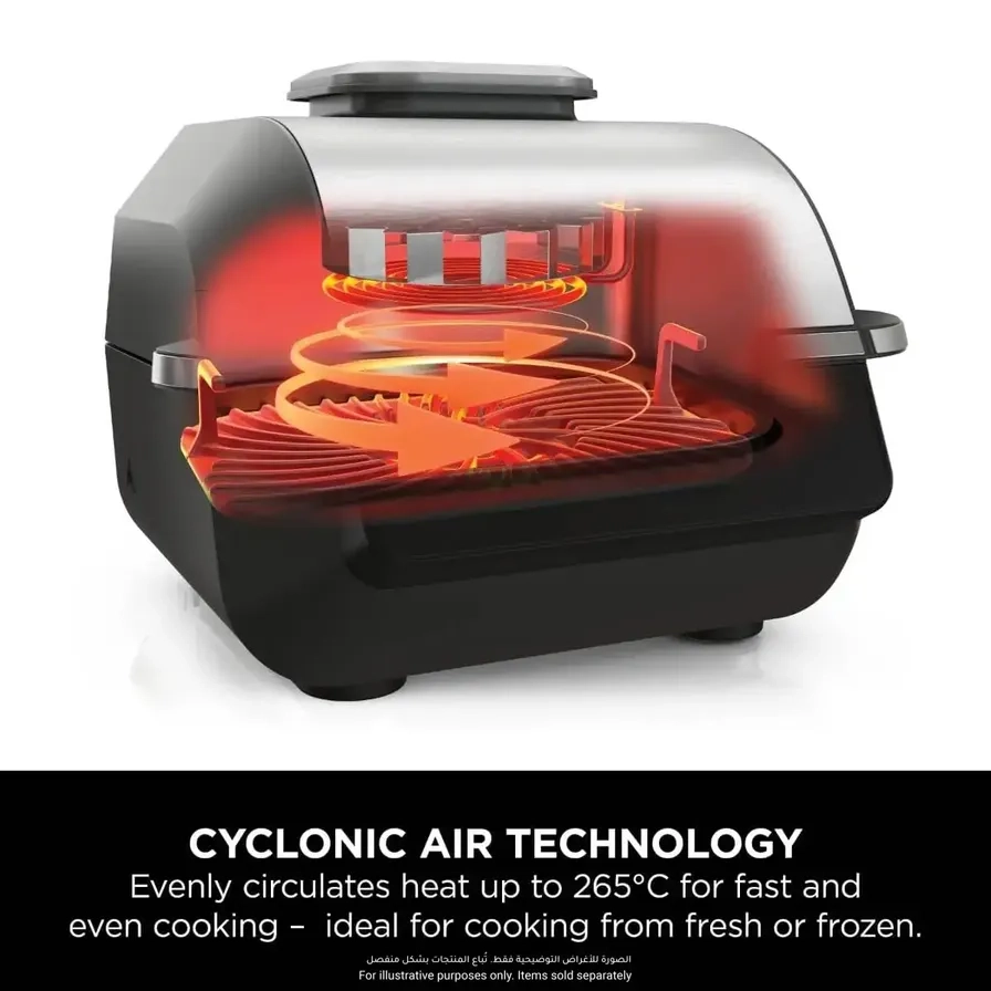 5-in-1 Indoor Grill With Air Fryer EG351ME