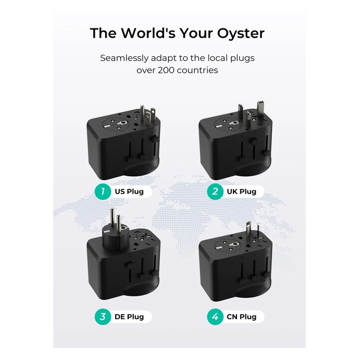 Universal Travel Adapter - 65W