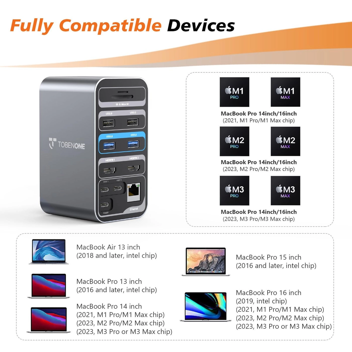 Docking Station - Dual Monitor 100W 2 HDMI