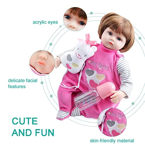 Reborn Baby Doll - 18 Inch 45cm Soft Vinyl Girl