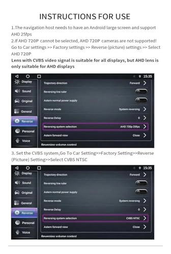 HD Car Rear View Camera - Wire AHD1080P