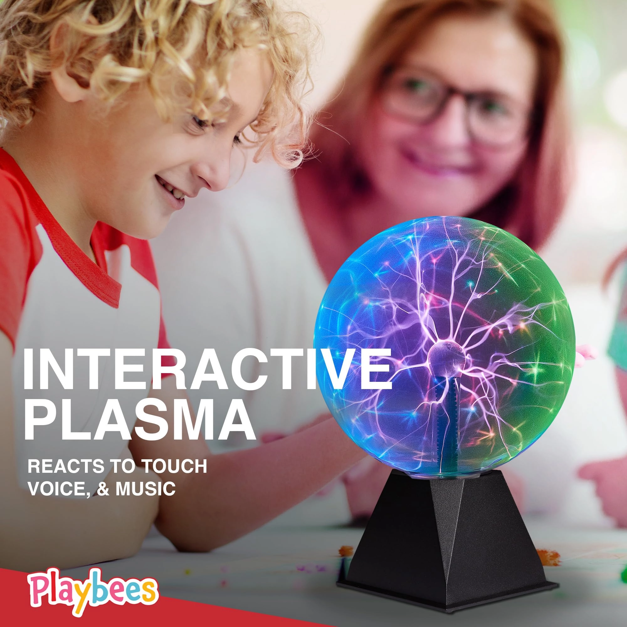 Plasma Ball - 7 Inch Red