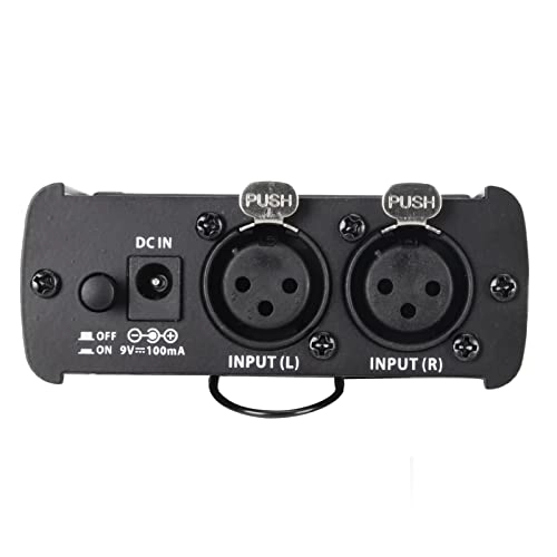 Headphone Amplifier - 2CH Stereo Passive Mixer Portable