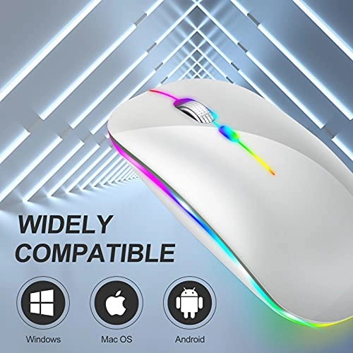 LED Rechargeable Mouse - Bluetooth