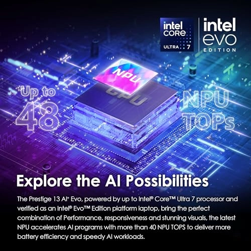 Prestige 13 - 13.3'' Core Ultra 7 258V 32GB DDR5 1TB SSD