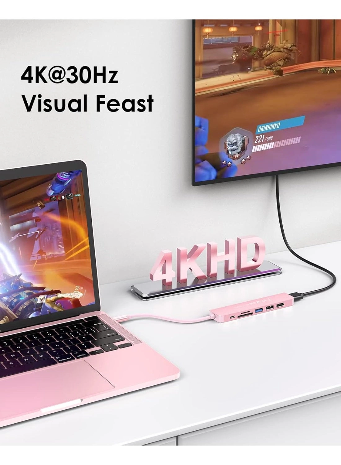 CB-CE18s - 8-in-1 USB-C Hub 4K@60Hz HDMI 100W PD