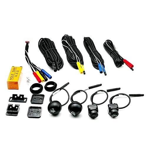 QGQFDEYUNB Right Camera - 1080P Night vision + Left Camera + Front Camera + Rear Camera