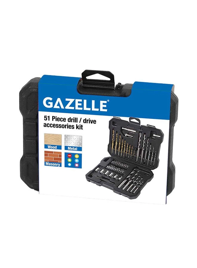 Combination Drill Bit Set - Metal 51 piece(s)