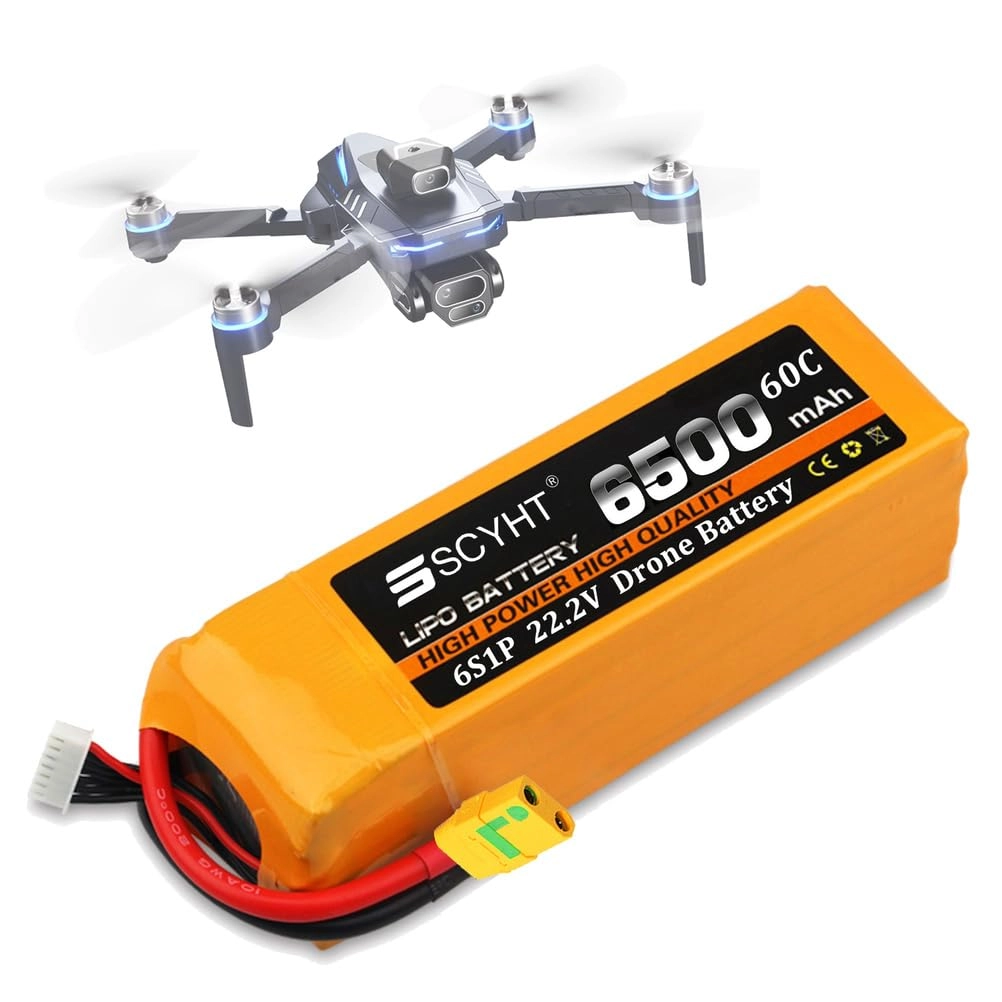 6S Drone Battery - 6000mAh 6500mAh 8000mAh