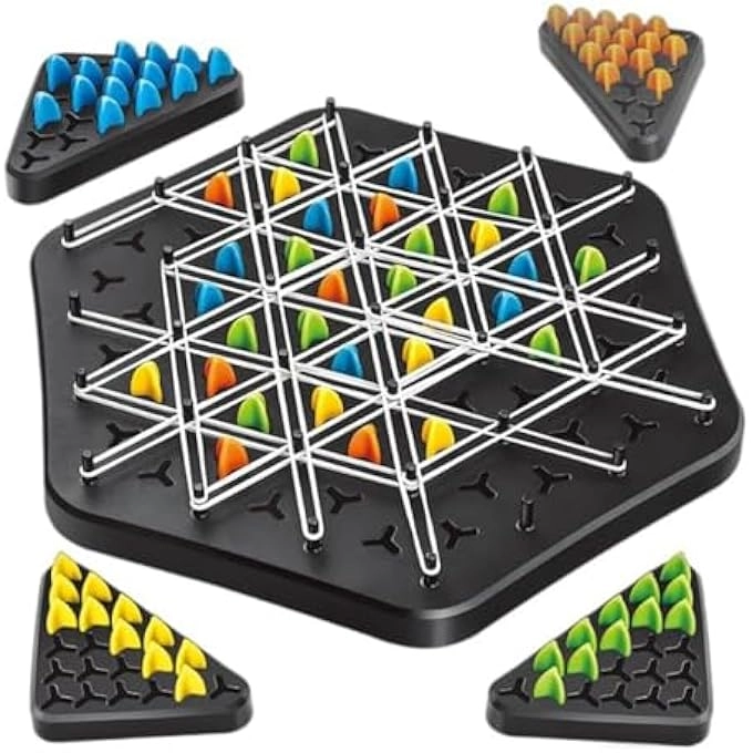 SOOFAM Chain Triangle Chess - Rubber Band Educational