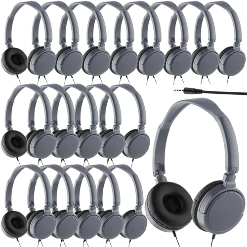 Classroom Headphones Wired Headphone 18 Pack