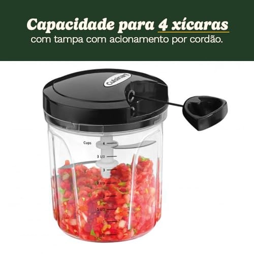 CTG-00-PCH4 - 4 Cup Five curved stainless-steel blades