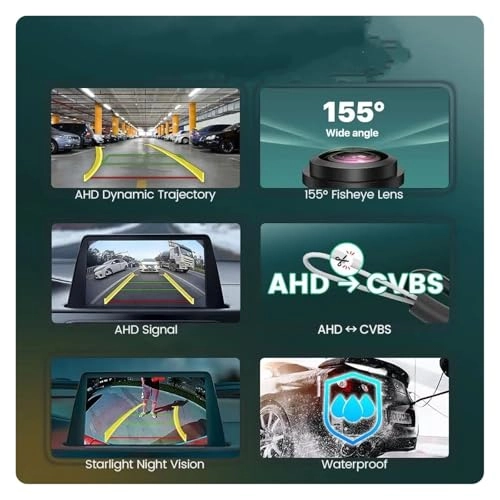 Rear View Backup Camera - Night Vision Wire AHD 1080P