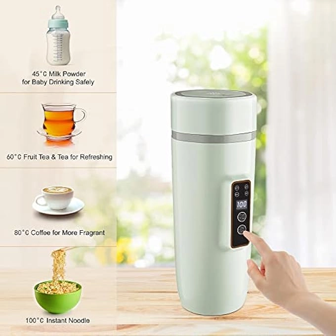 Travel Electric Kettle with 4 Temperature Settings 