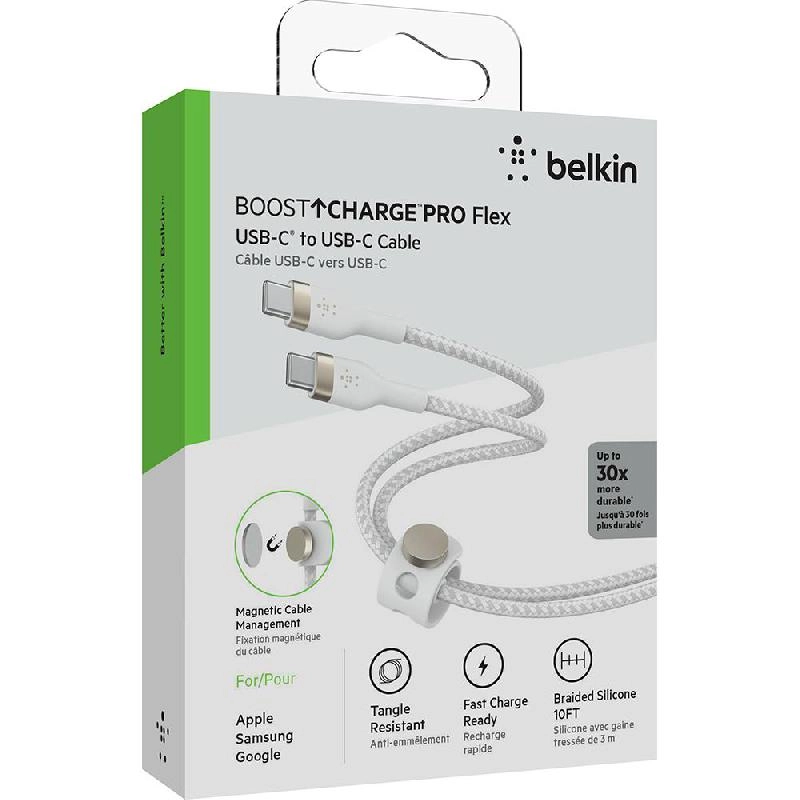 Charge Cable 100W USB-C to USB-C 3m Braided