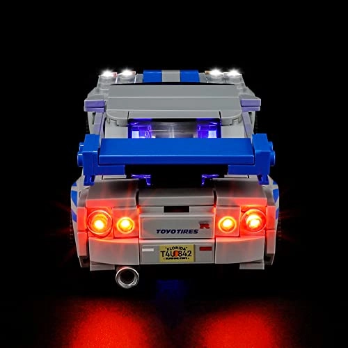 Led Lighting Kit for LEGO 76917 2-Fast-2 Furious Nissan Skyline GT-R (R34)
