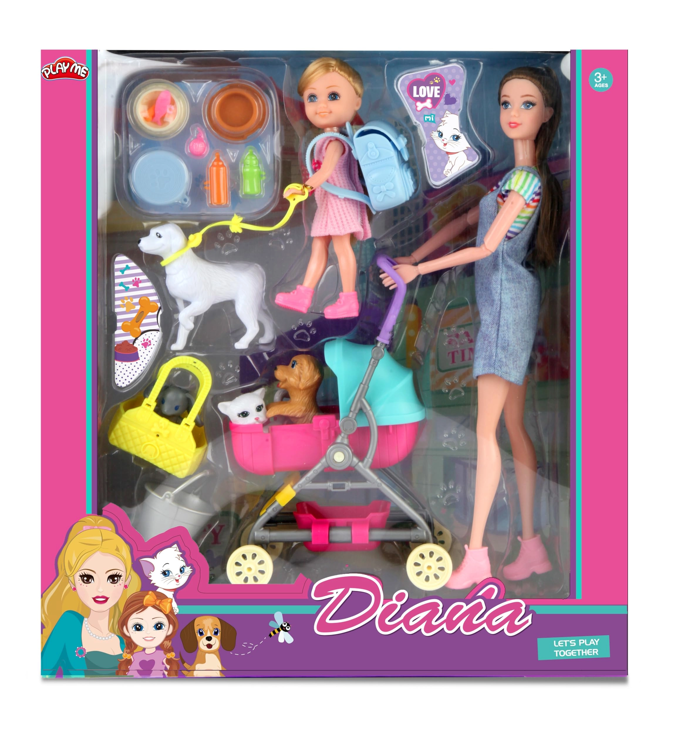 Diana Doll Set - Multicolor Boating