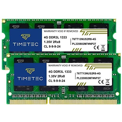 DDR3 1333MHz PC3-10600 - 8GB SODIMM DDR3L