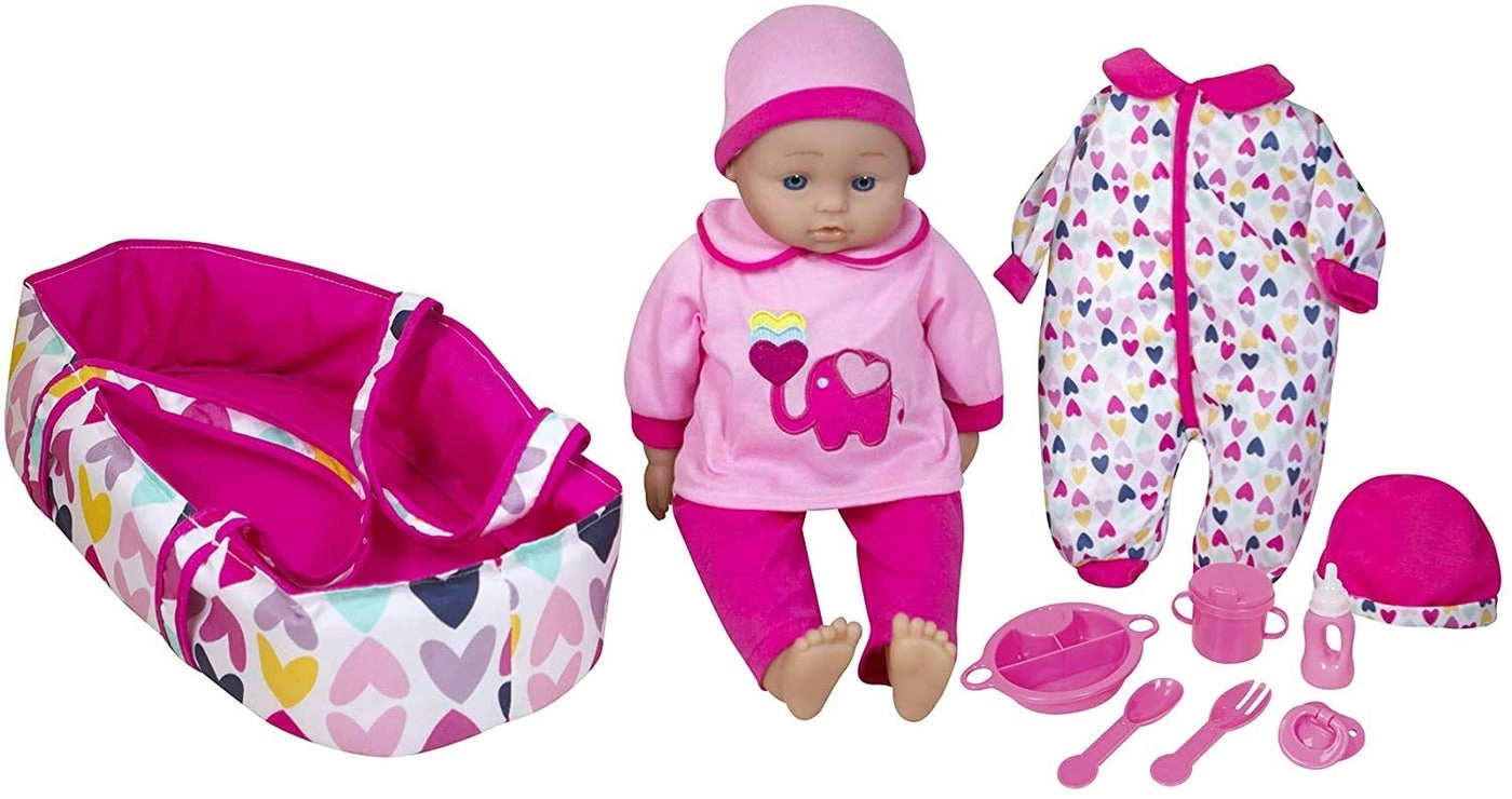 Lissi Talking Baby Doll - 16" 6 different sounds Set