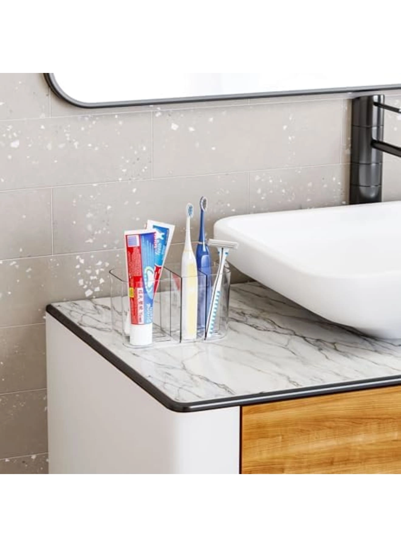 Toothbrush Holder - 4 Wall Mounted