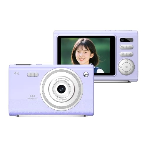 4K Digital Camera - 64MP 16X Zoom