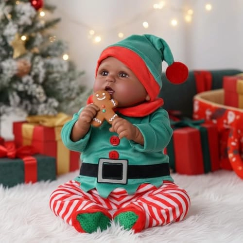 Reborn Baby Doll - 18Inch Black Ages 3+