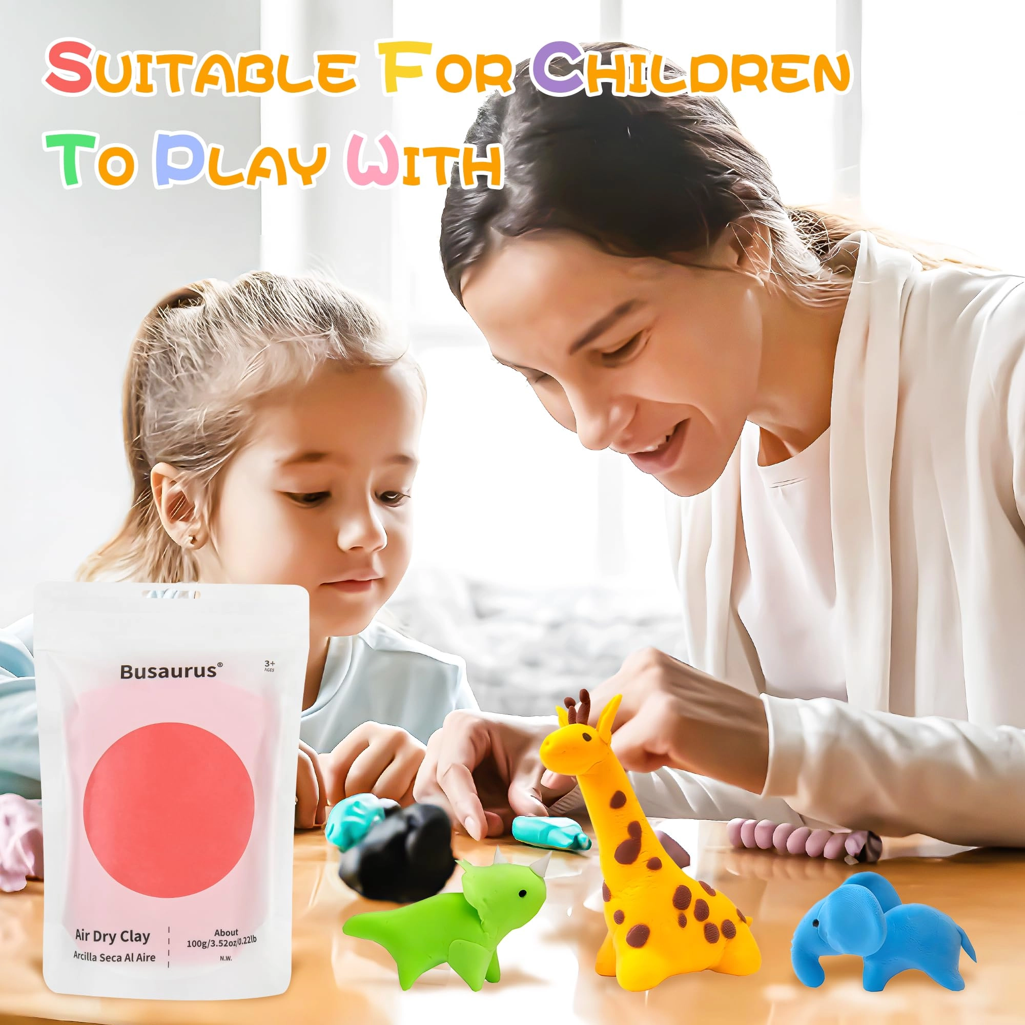 Air Dry Clay - 3+ years 10 pcs