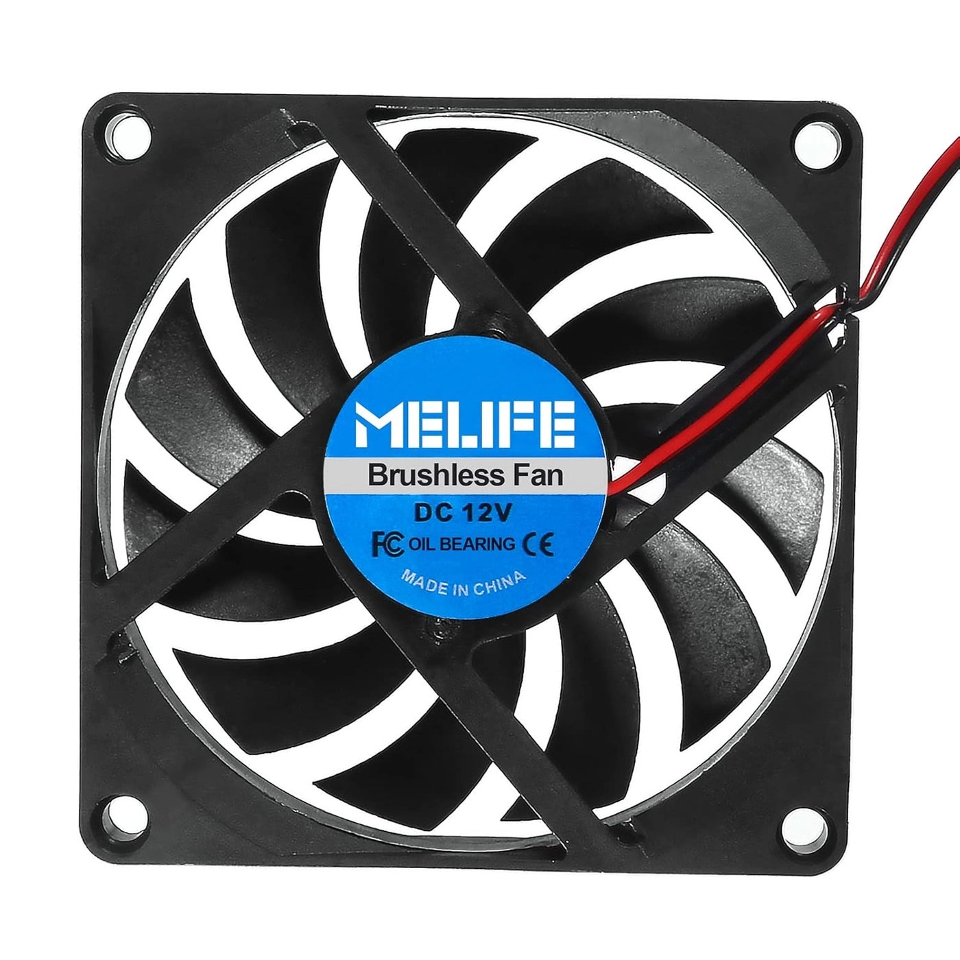 DC Exhaust Cooler Fan - 4 Pcs 80x80x10