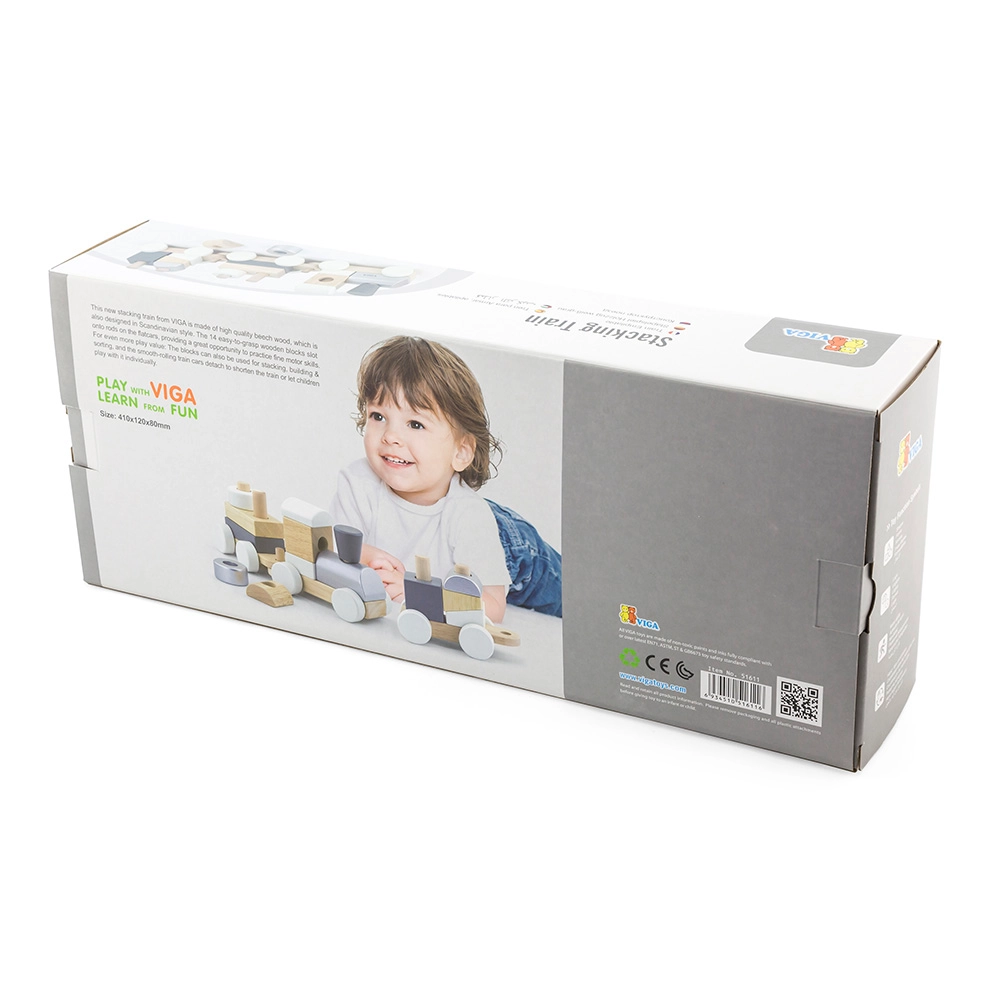 Wooden Stacking Train - Suitable for 18 months and above