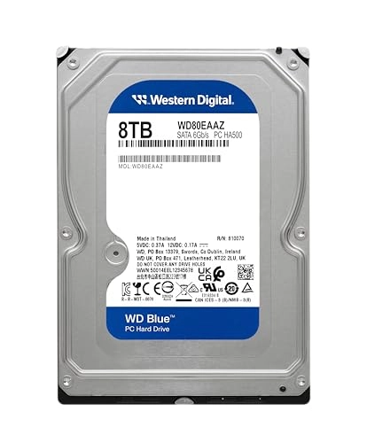 Blue 3.5" 5640rpm 128MB SATA 6Gb/s (WD80EAZZ) - 8TB
