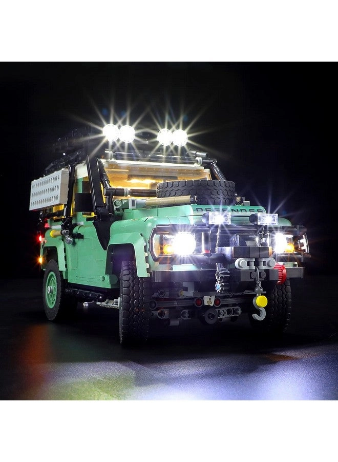 LED Lighting Kit for LEGO Land Rover Classic Defender 90 10317 - Plastic 1