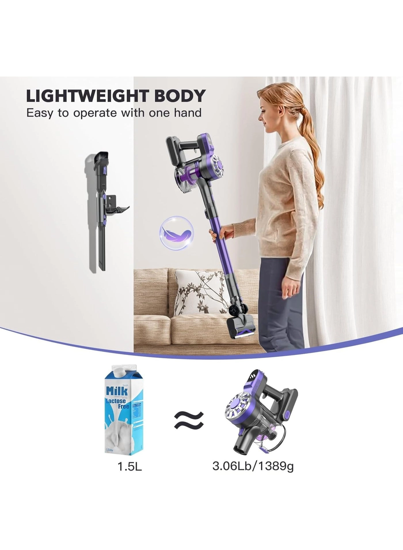 Cordless Vacuum Cleaner - Stick 35 Minutes