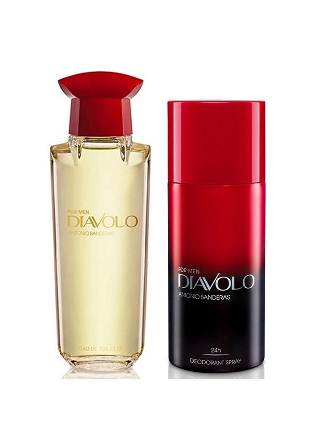 Diavolo Eau de Toilette 100ml + 150ml Deo Set