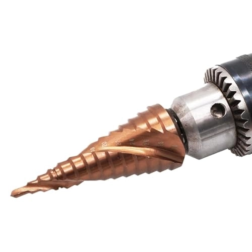 Cobalt Cone Step Drill Bit - Cobalt 1 Piece 3-12/3-14/4-12/4-20/4-22/4-25/4-32/5-21/5-27/6-24mm