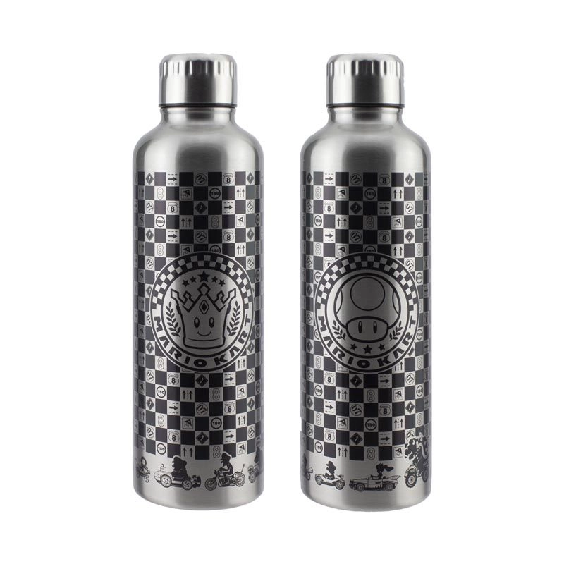Paladone Mario Kart Metal Water Bottle - 500ml (16floz)