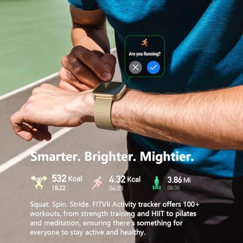 Health & Fitness Tracker - 24/7 Heart Rate Blood Pressure