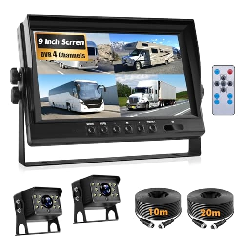 DVR Reversing Camera Kit - Night Vision Hardwired 1080P + Backup Camera