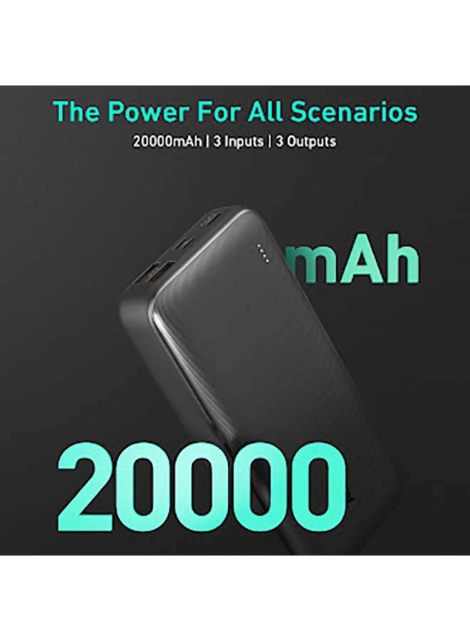 PB-N74S-BK - 20000 mAh 22.5 Watt 2 1