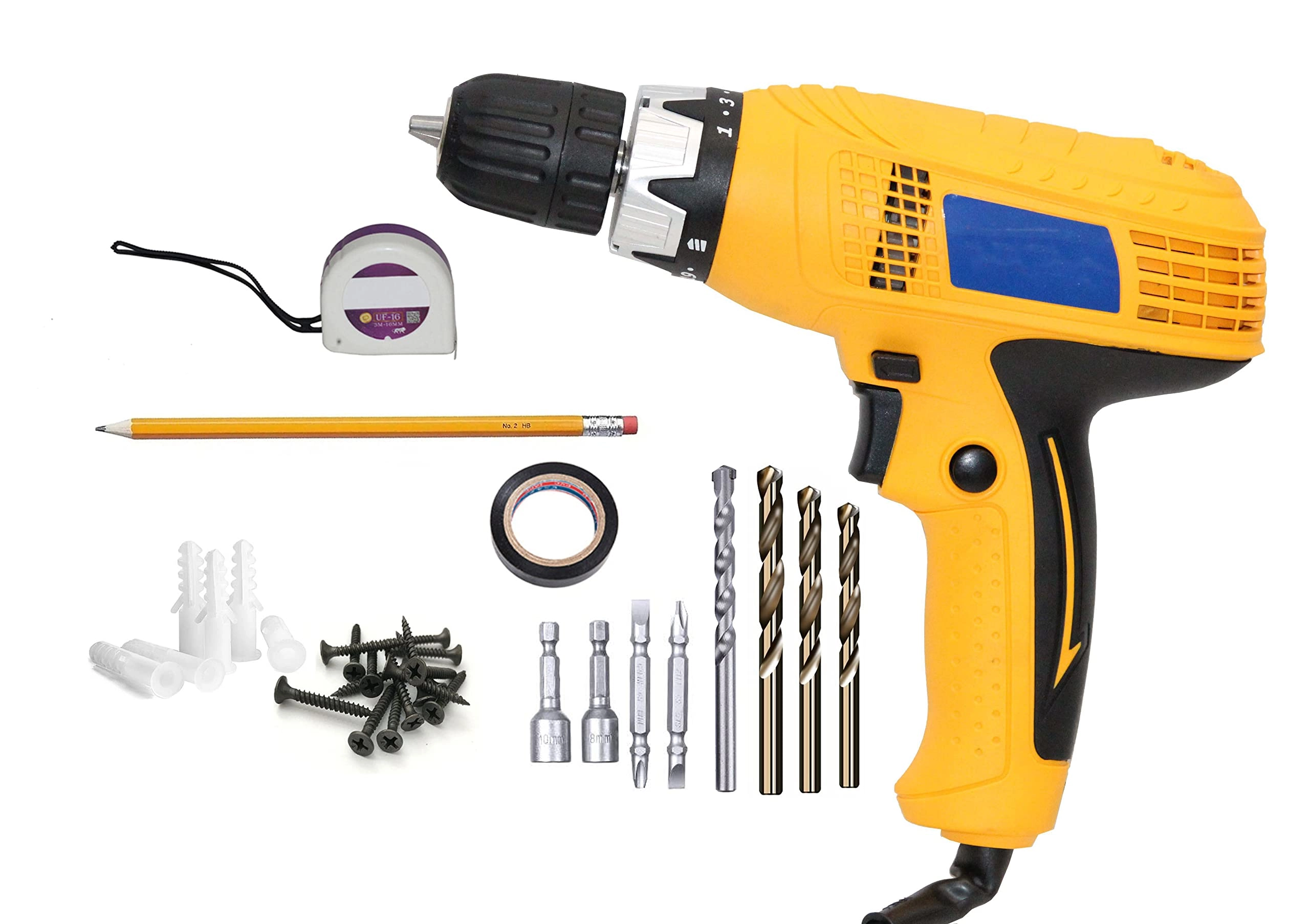Electric Reversible Screw Driver Drill Machine